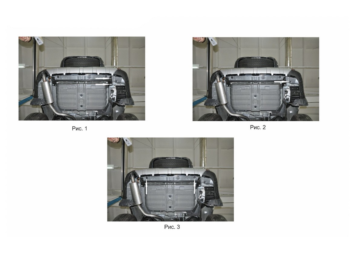 Защита заднего бампера d76+d42 уголки Mitsubishi Pajero IV 2011-2014- (R.4002.018) Rival