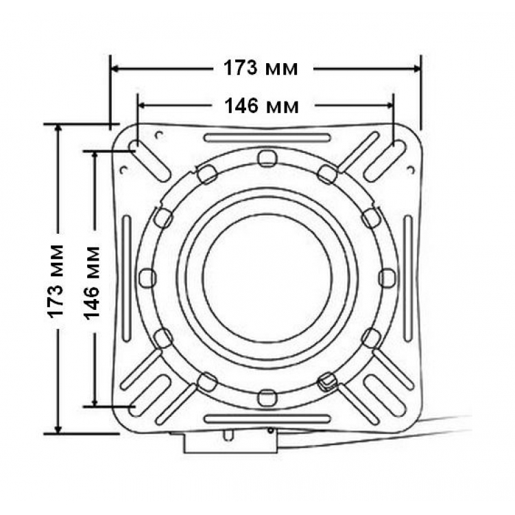 Купить основание под сиденье нержавеющее, вращающееся с фиксацией по цене  Низкие цены. Большой выбор. Доставка по всей России. Интернет-магазин в Москве. Только положительные отзывы!