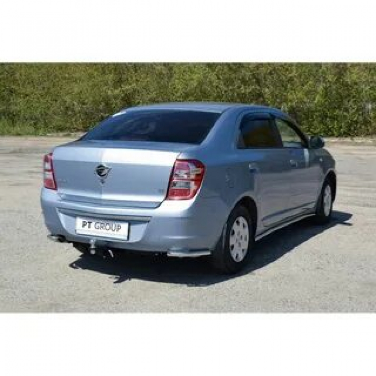 Защита заднего бампера угловая d=38 мм (НПС) Chevrolet Cobalt 2019-
