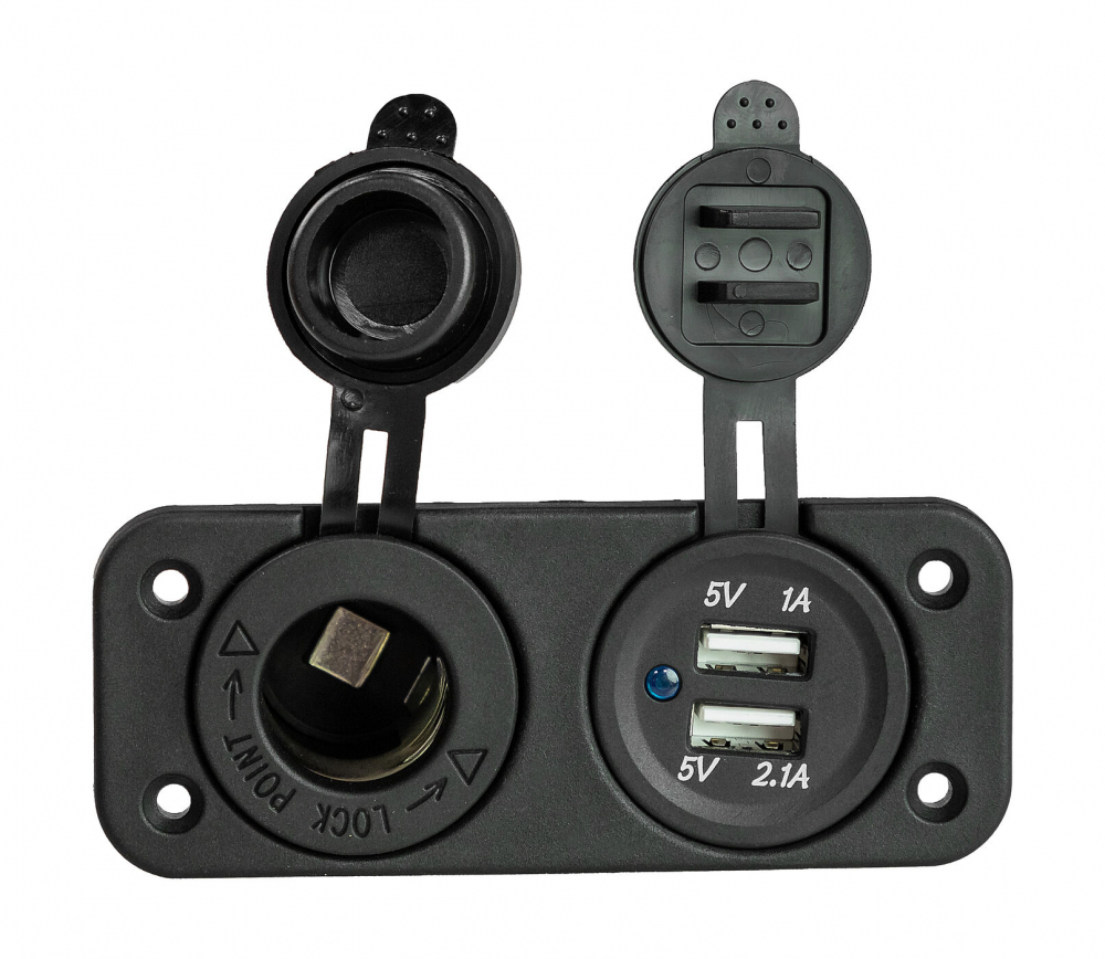 Купить панель с usb-разъемом 5в 2.1а и прикуривателем ad5-1011/2013 по цене  Низкие цены. Большой выбор. Доставка по всей России. Интернет-магазин в Москве. Только положительные отзывы!