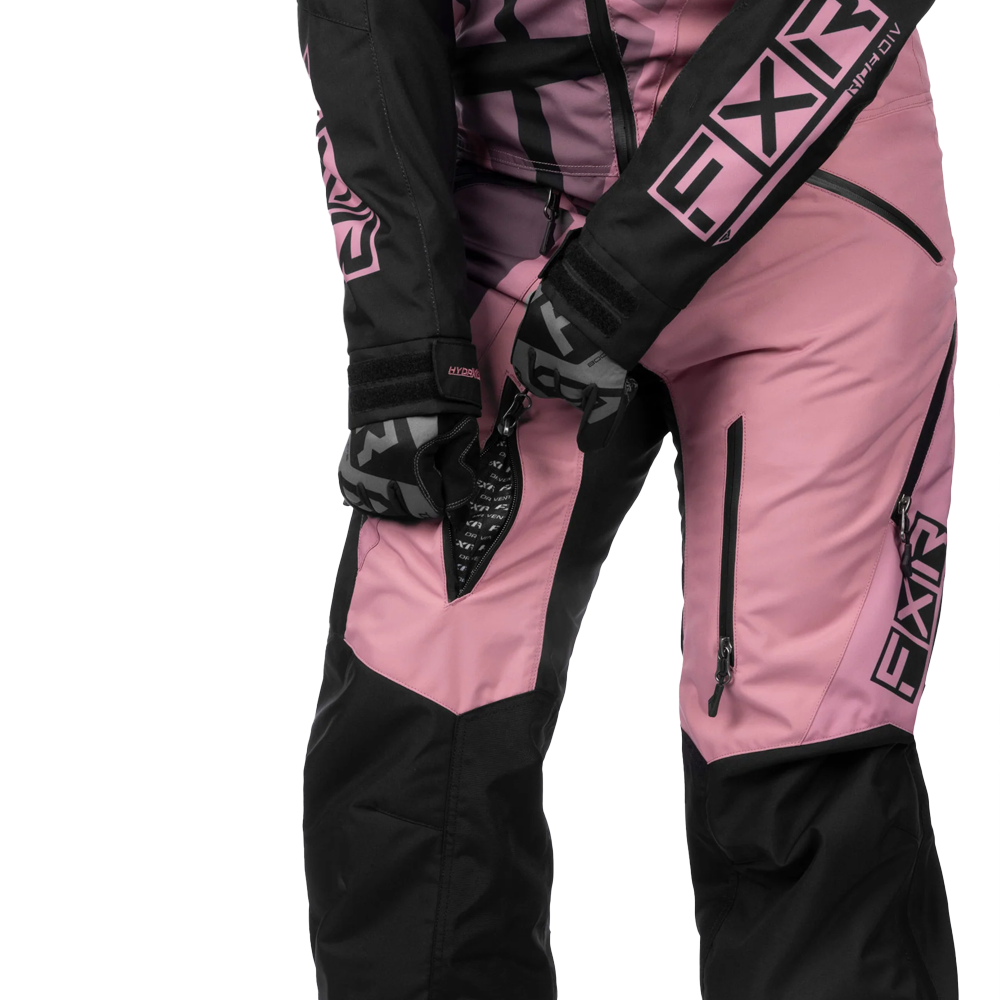 Комбинезон FXR CX без утеплителя Black/Dusty Rose, 2