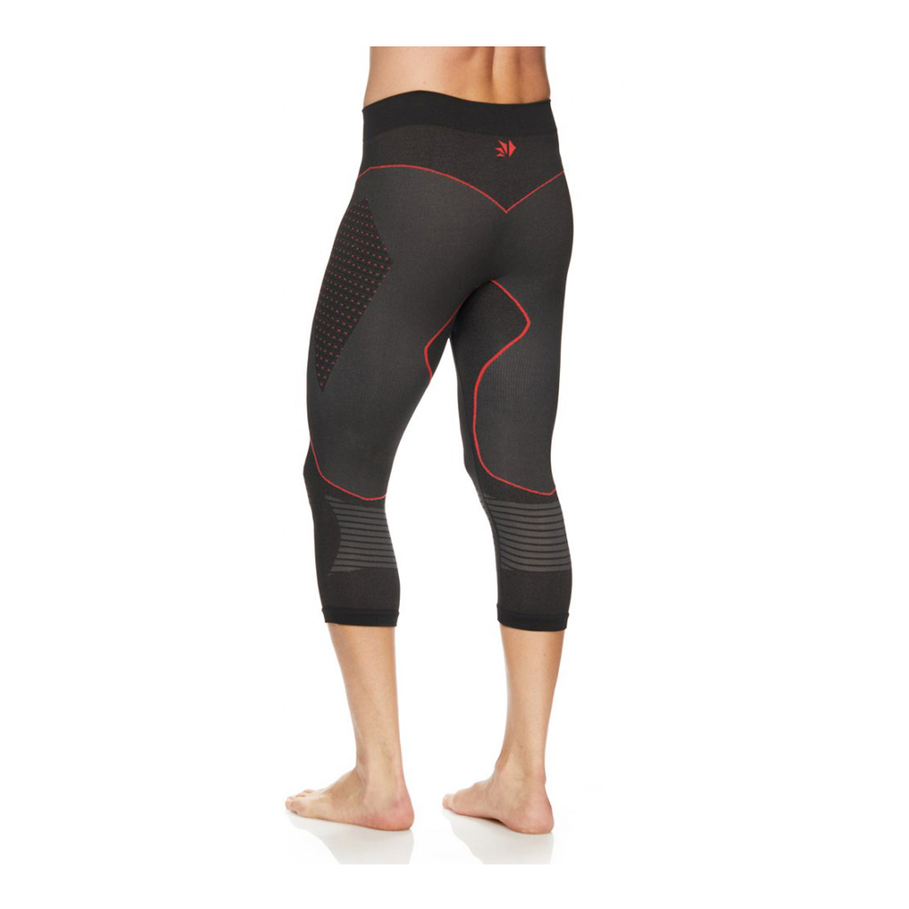 Термоштаны 3/4 SIXS PNCW CU Black/Red, M/L