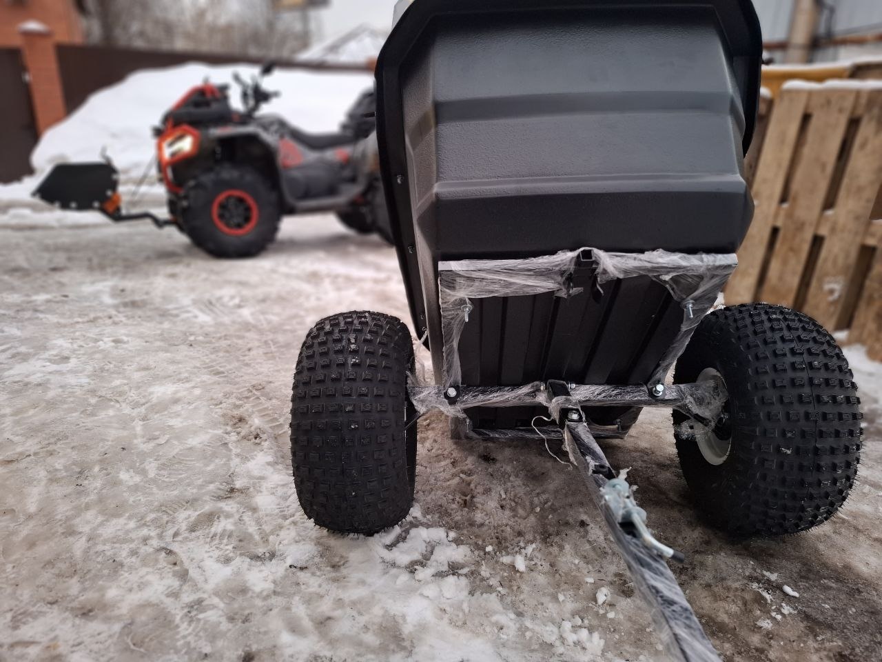 Прицеп для квадроцикла Gorilla Trailer X1500S для квадроцикла ATV по низкой цене в Москве. Можете купить недорого и в наличии!Доставка по России. Всего 52 870 р.