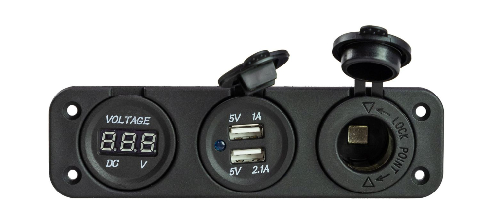 Купить панель с usb-разъемом 5в 2.1а, прикуривателем и вольтметром по цене 1 370 р. Низкие цены. Большой выбор. Доставка по всей России. Интернет-магазин в Москве. Только положительные отзывы!