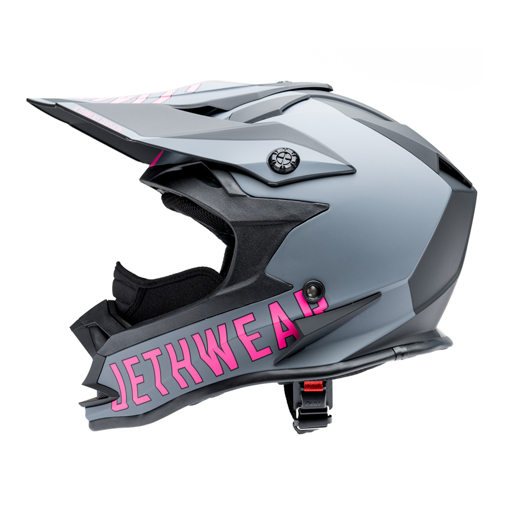 Шлем Jethwear Phase Black/Grey/Pink, S (55-56cm)