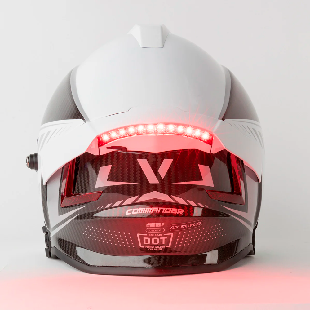 Шлем 509 Delta V Carbon Commander с подогревом Storm Chaser Reflect, 3X