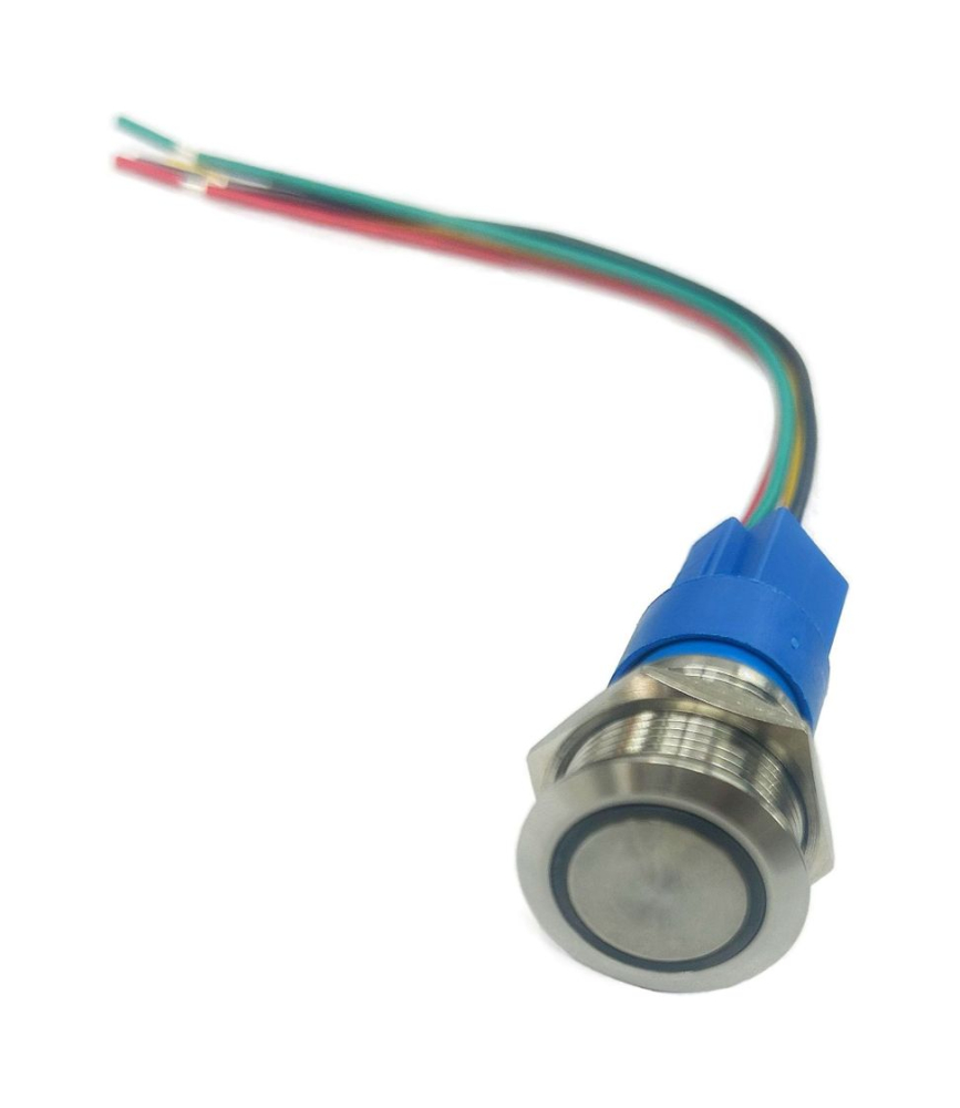 Купить кнопка с фиксацией в комплекте с контактным разъемом, 12 в 5а, off-on 5p, d19 белая подсветка по цене 310 р. Низкие цены. Большой выбор. Доставка по всей России. Интернет-магазин в Москве. Только положительные отзывы!