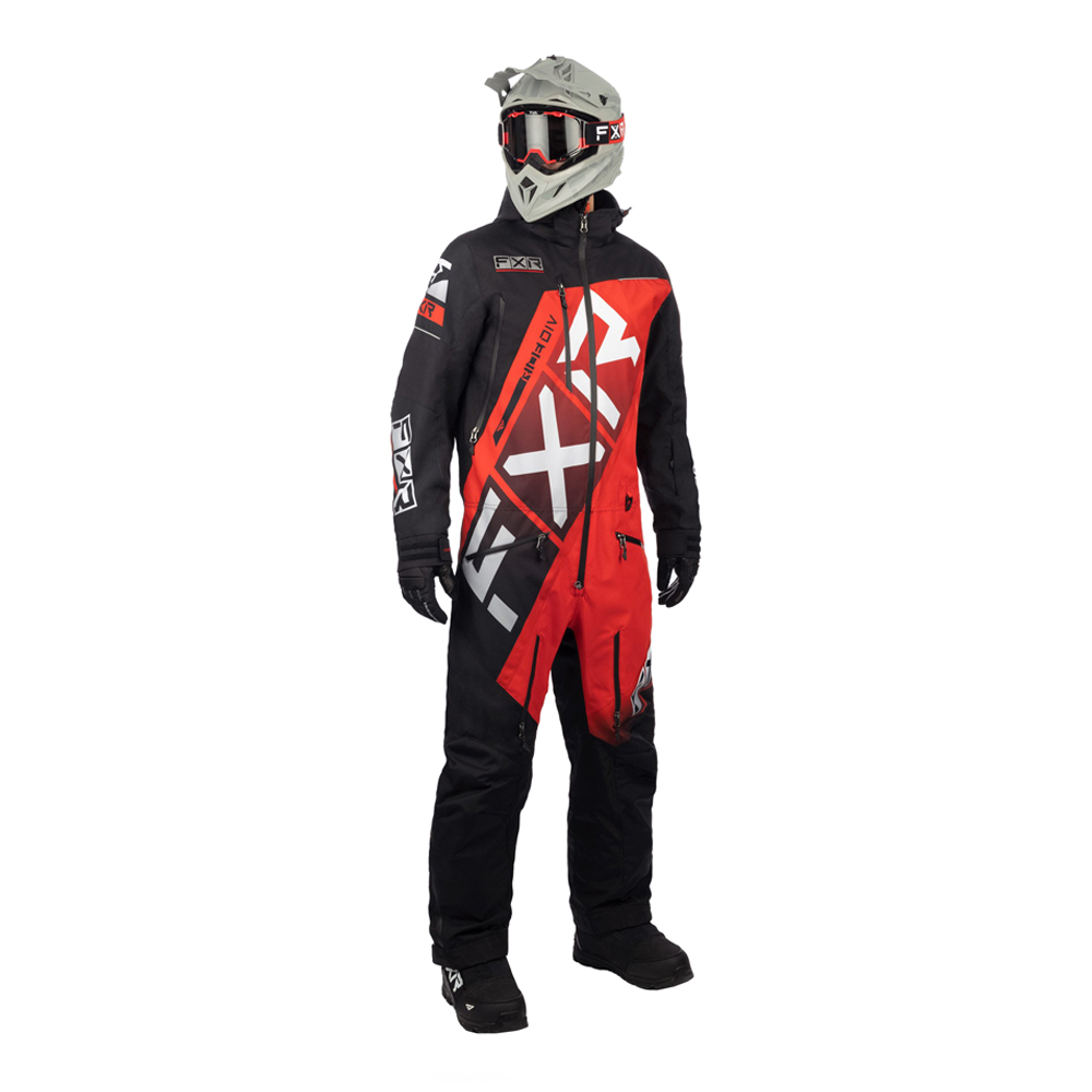 Комбинезон FXR CX F.A.S.T. с утеплителем Black/Red, S