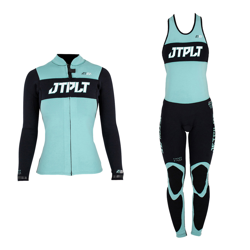 Комплект гидрокостюм и гидрокуртка JetPilot RX Black/Teal, M