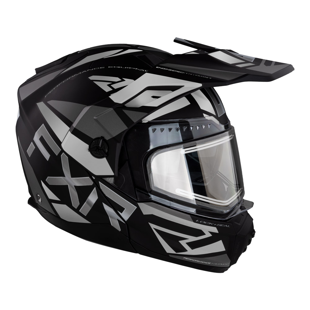 Шлем FXR Maverick X с подогревом Black/Titanium, L