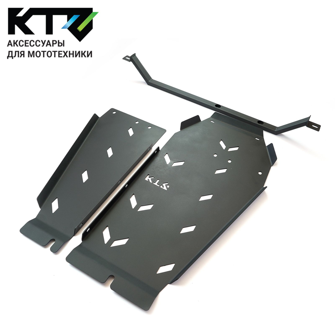 Защита КПП и РК для TANK 500_TANK 300_TANK 400 4WD АКПП 2023+, сталь 3 мм KTZ