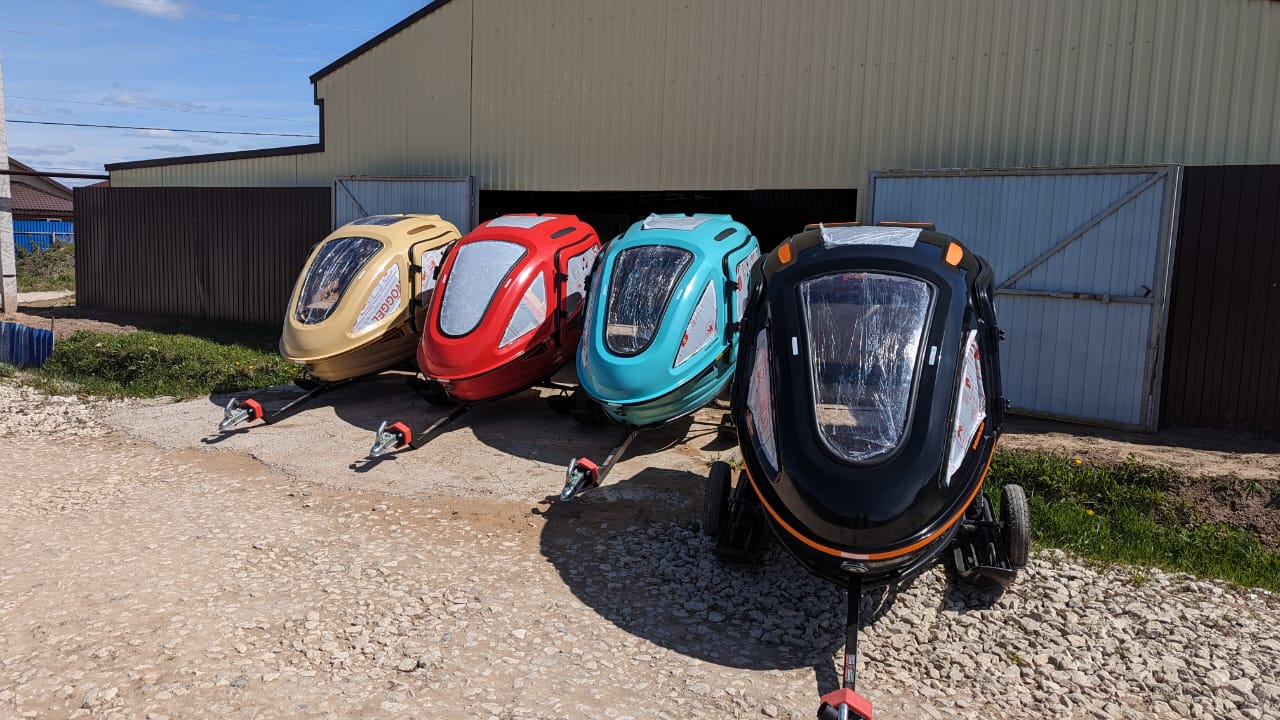 Сани для снегохода кабинные Snowcruiser для снегохода или мотособаки по низкой цене в Москве. Можете купить недорого для мотобуксировщика и в наличии!Всего 370 000 р.