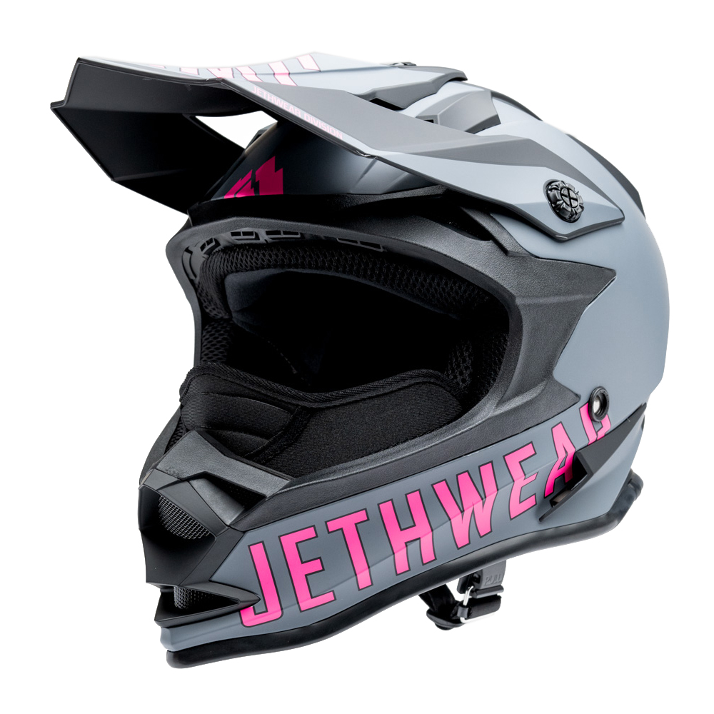 Шлем Jethwear Phase Black/Grey/Pink, S (55-56cm)