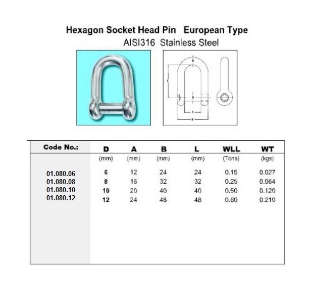 Купить скоба якорная, нерж стель, 6 мм по цене 231 р. Низкие цены. Большой выбор. Доставка по всей России. Интернет-магазин в Москве. Только положительные отзывы!