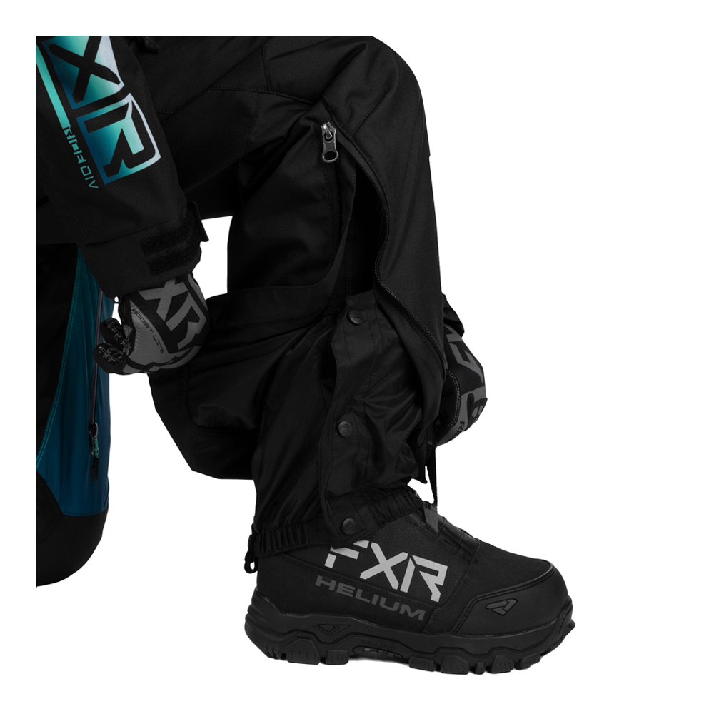 Комбинезон FXR CX F.A.S.T. с утеплителем Black/Mint Fade, 4