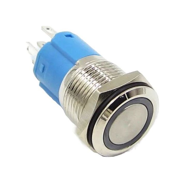 Купить кнопка с фиксацией в комплекте с контактным разъемом, 12 в 5а, off-on 5p, d19 белая подсветка по цене 310 р. Низкие цены. Большой выбор. Доставка по всей России. Интернет-магазин в Москве. Только положительные отзывы!