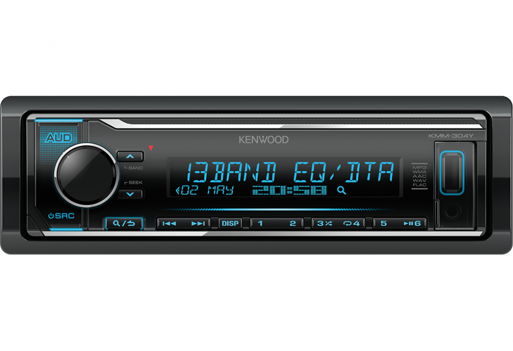 Автомобильный цифровой медиа-ресивер KENWOOD KMM-304Y