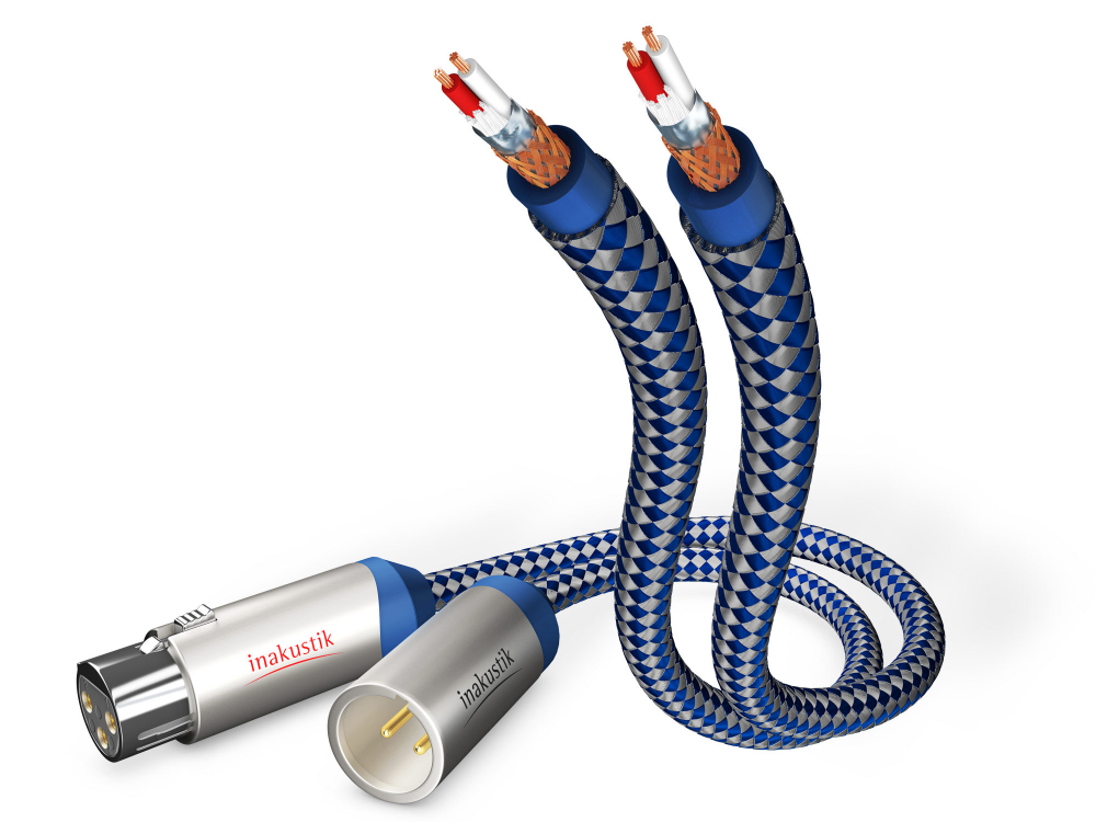 Кабель межблочный INAKUSTIK Premium Audio Cable, XLR, 3.0 m, 0040503
