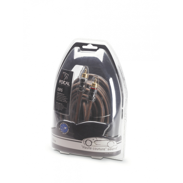 Кабель межблочный с RCA разъемами (5м). FOCAL ER5
