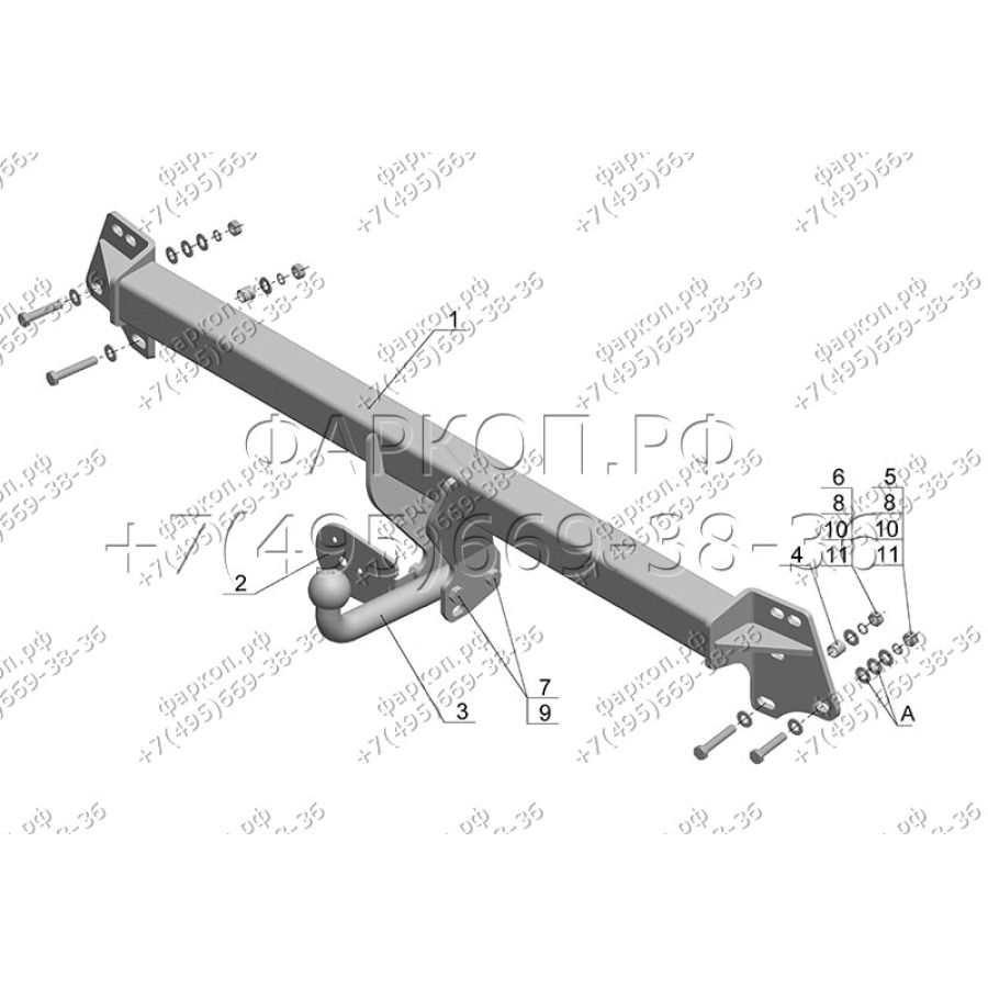 Купить фаркоп toyota camry седан 2006-2011 - ty 17 avtos по цене 9 856 р. Низкие цены. Большой выбор. Доставка по всей России. Интернет-магазин в Москве. Только положительные отзывы!
