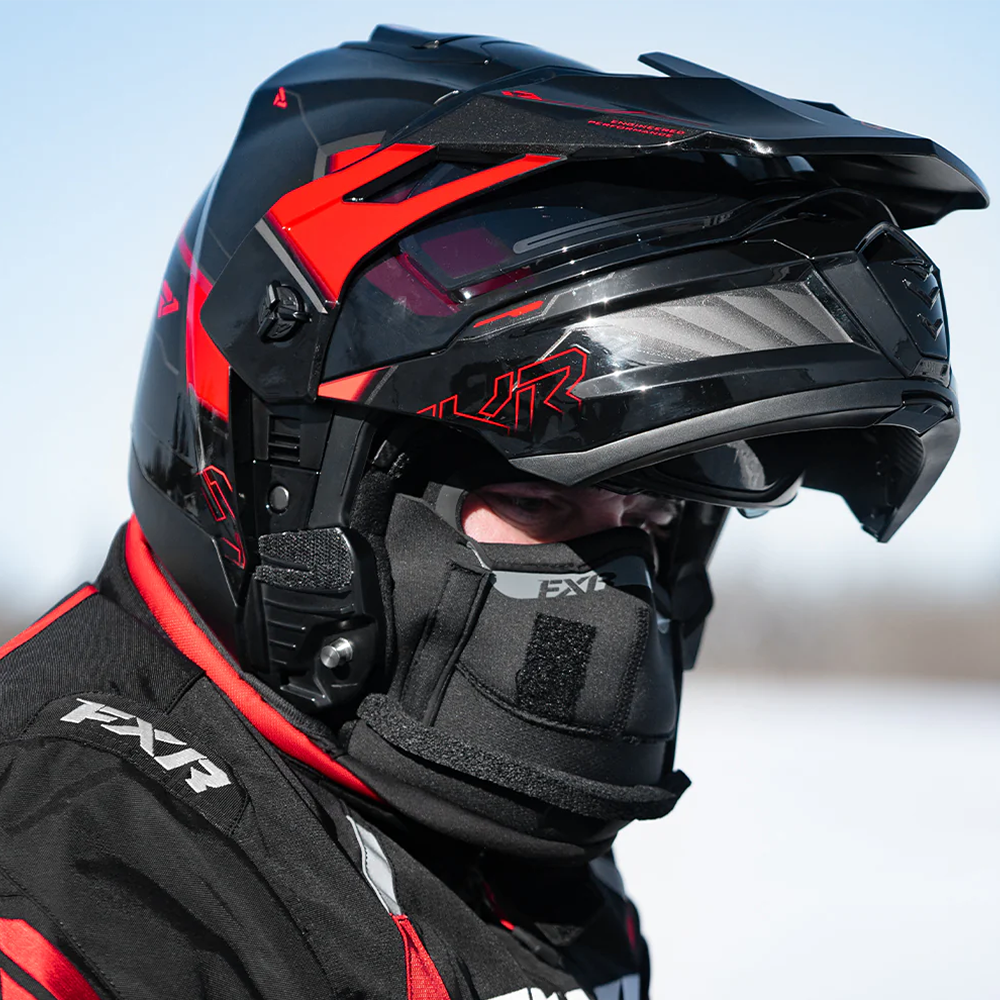 Шлем FXR Maverick X Pro с подогревом Black/Red, XL