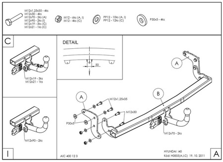 Купить фаркоп hyundai i40 седан/универсал 2012-2019 - h085a galia по цене  Низкие цены. Большой выбор. Доставка по всей России. Интернет-магазин в Москве. Только положительные отзывы!