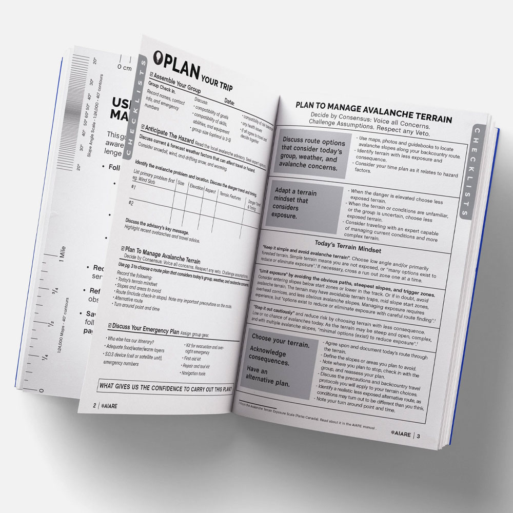 Ежедневник к лавинному рюкзаку BCA Field Book