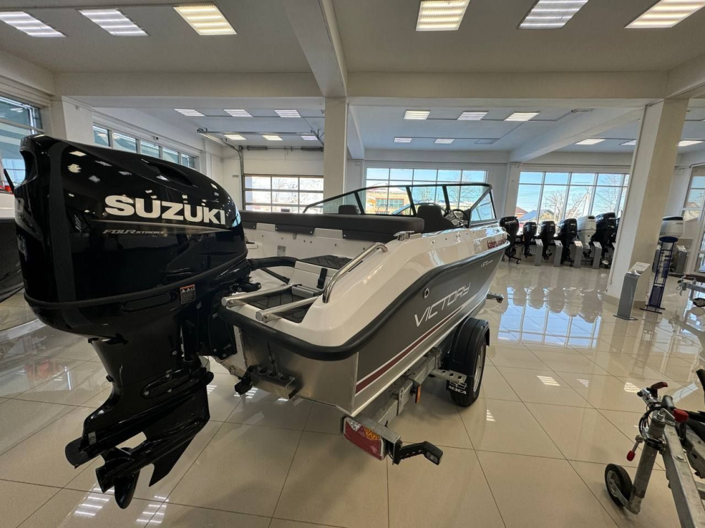 Купить катер victory 570 cruiser с мотором suzuki df140btl по цене . Низкие цены. Большой выбор. Доставка по всей России. Интернет-магазин в Москве. Только положительные отзывы!