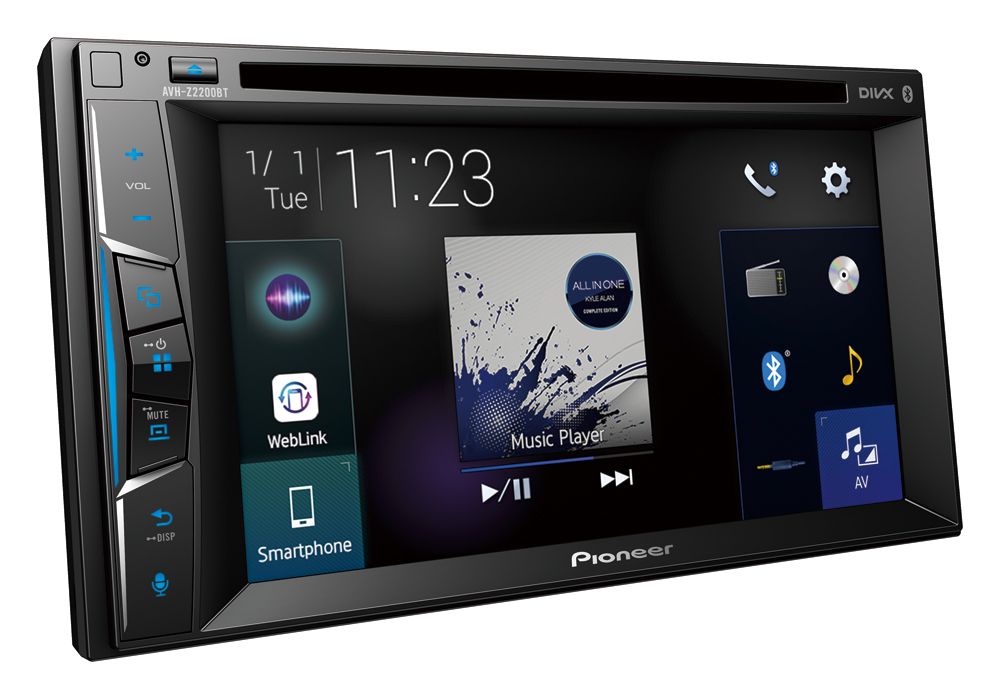 Автомобильный цифровой медиа-ресивер PIONEER AVH-Z2200BT