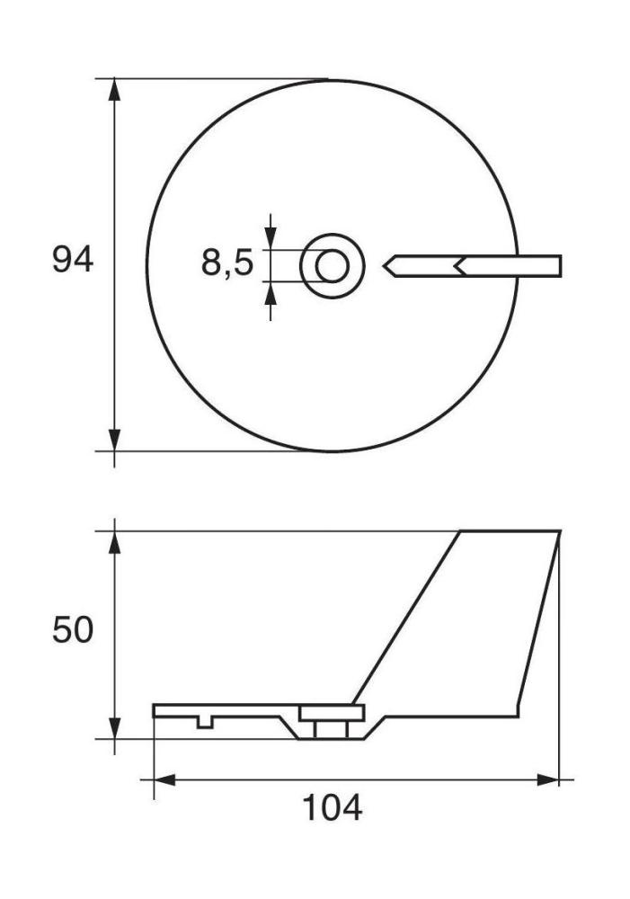 Купить анод цинковый 20-50 (киль протектор) по цене  Низкие цены. Большой выбор. Доставка по всей России. Интернет-магазин в Москве. Только положительные отзывы!