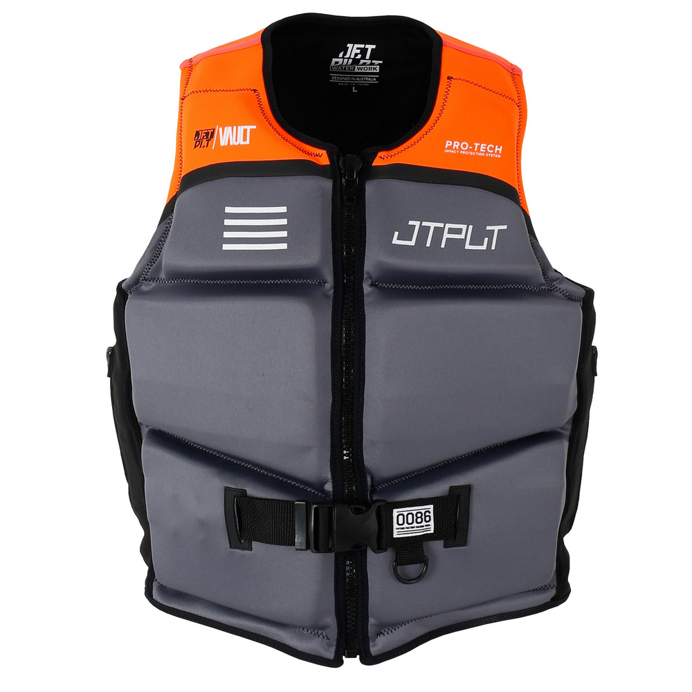 Жилет спасательный JetPilot RX Vault Protech F/E Eco Vest Charcoal / Orange L50, S