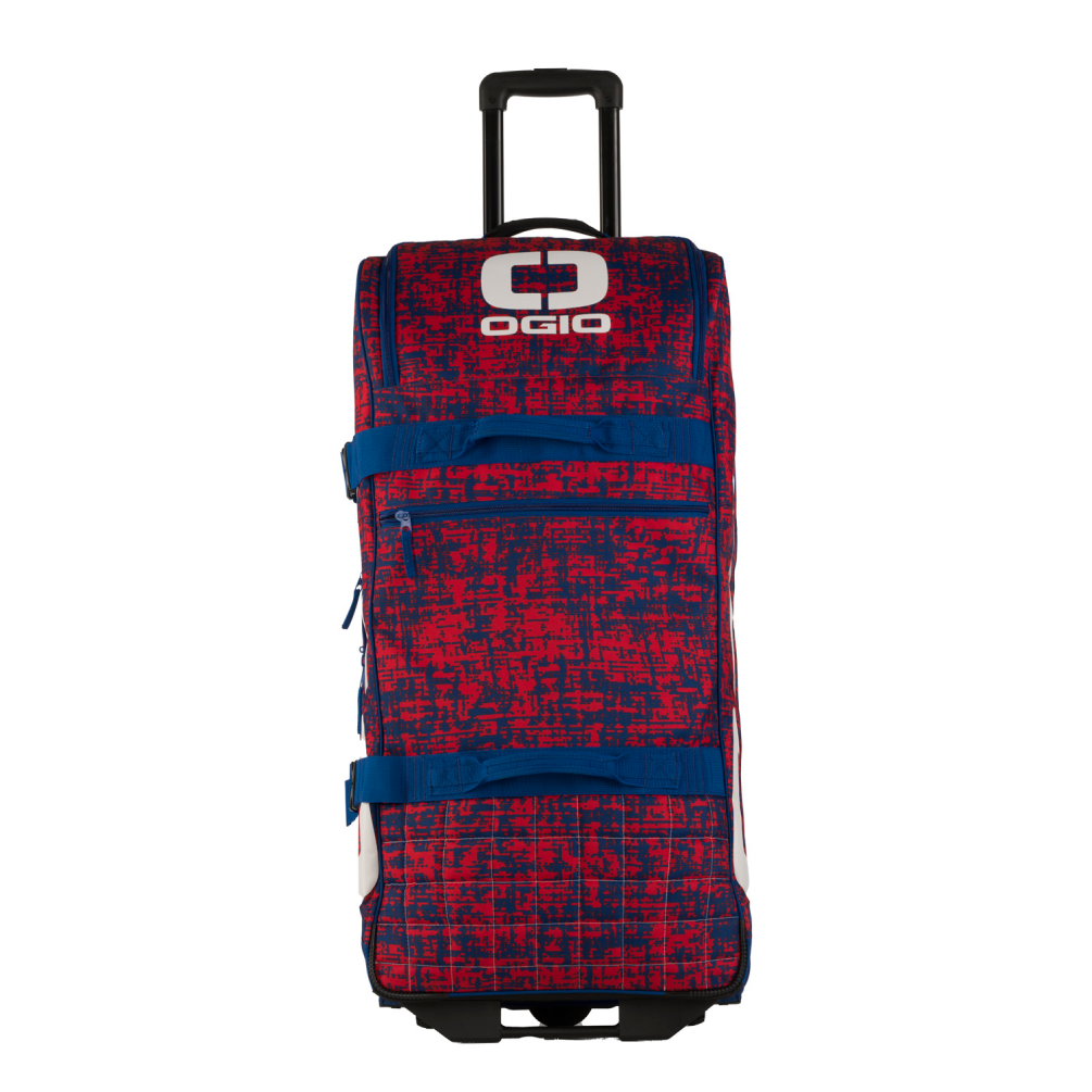 Сумка Ogio Trucker на колесиках Chaos red/blue