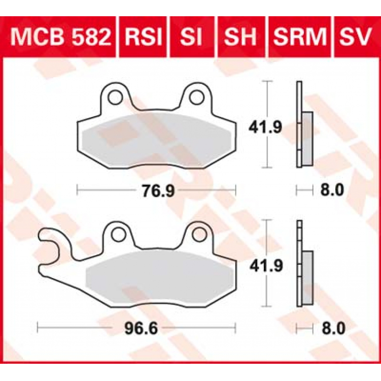 Купить колодки тормозные (серия sinter offroad) mcb582si по цене . Низкие цены. Большой выбор. Доставка по всей России. Интернет-магазин в Москве. Только положительные отзывы!