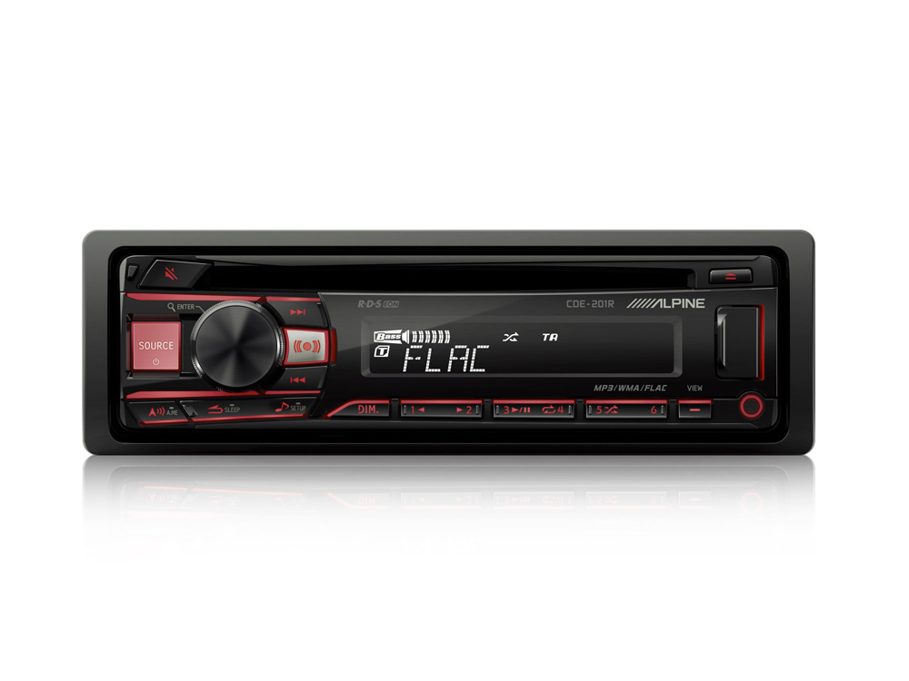 Автомобильный CD-ресивер ALPINE CDE-201R