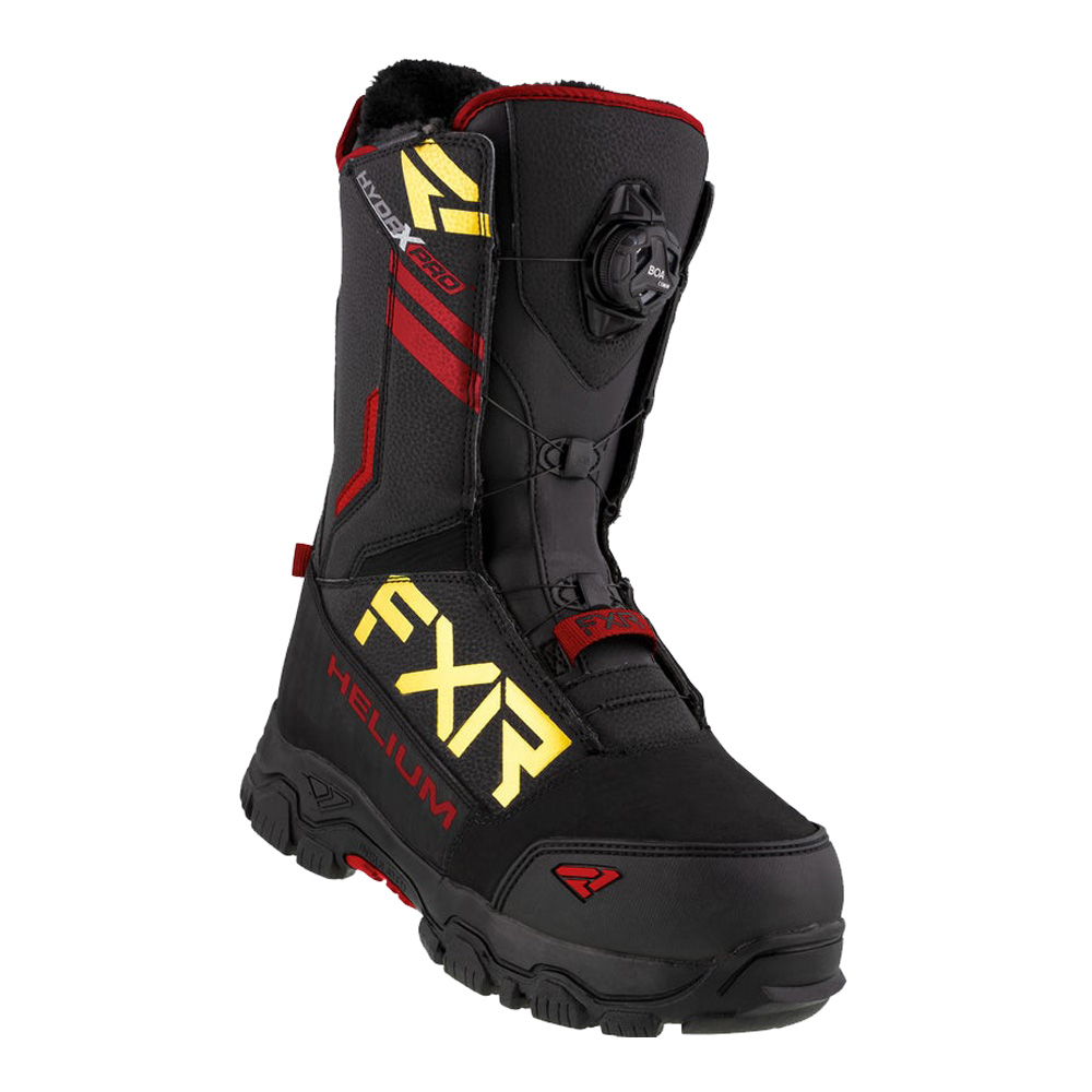 Ботинки FXR Helium BOA с утеплителем Black/Rust/Gold, 7/9