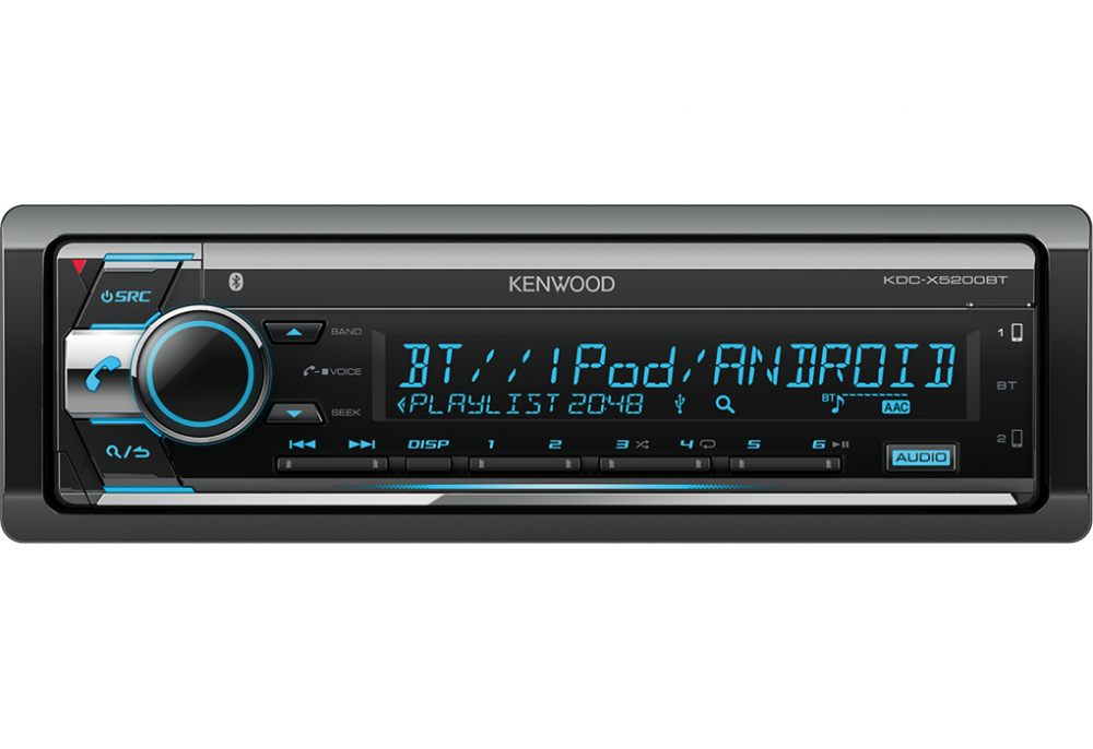 Автомобильный CD-ресивер KENWOOD KDC-X5200BT