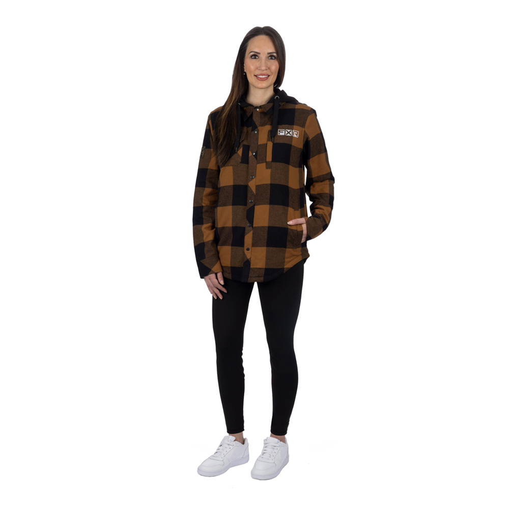 Куртка FXR Timber Flannel с утеплителем Copper/Black, XL