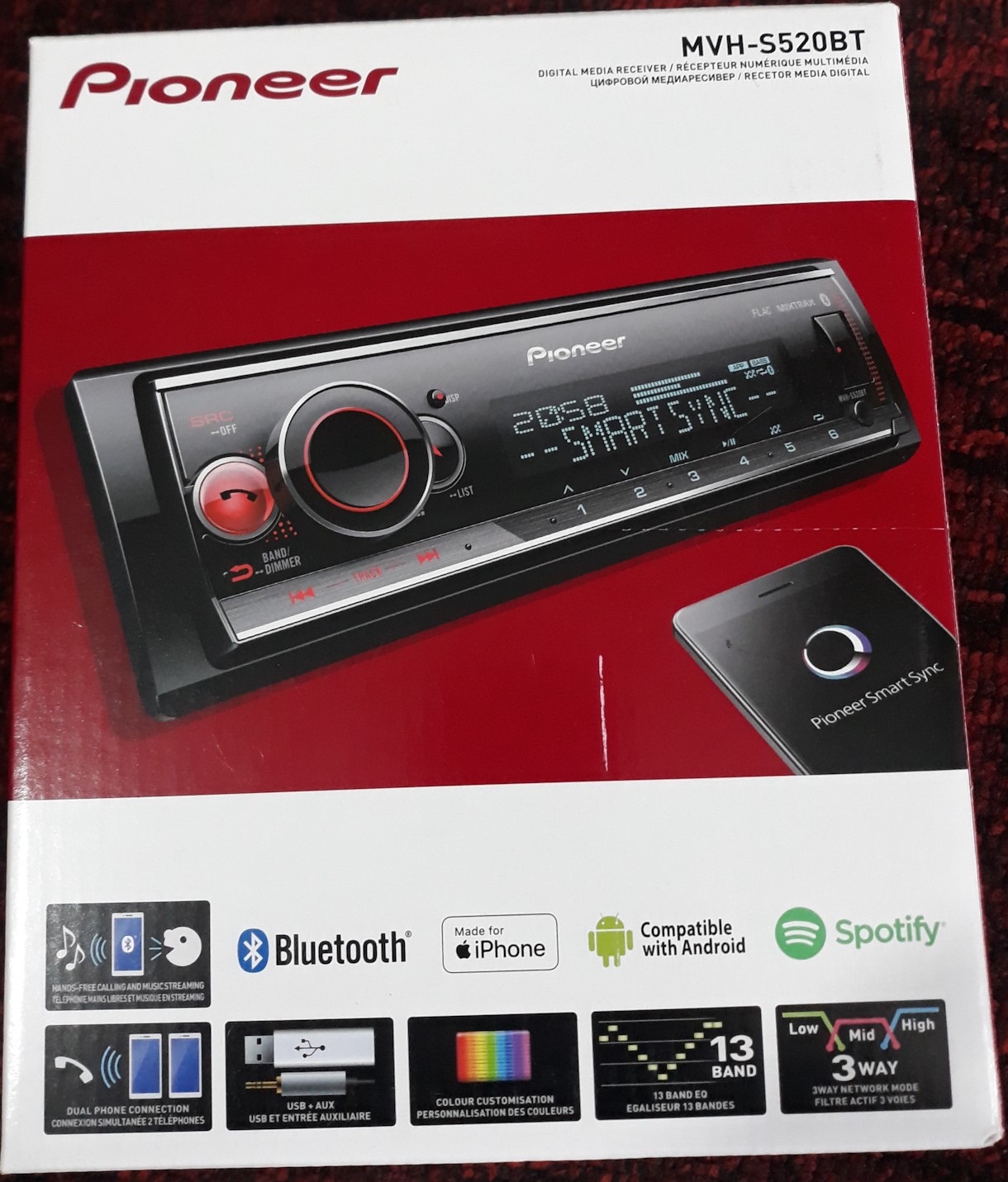 pioneer mvh s520bt инструкция