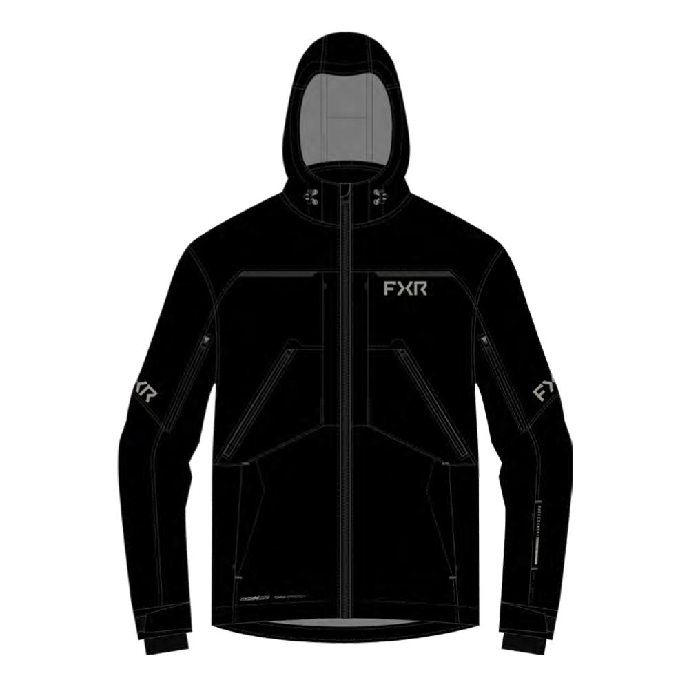 Куртка FXR Ridge Pro Trilaminate  с утеплителем Black, 2XL