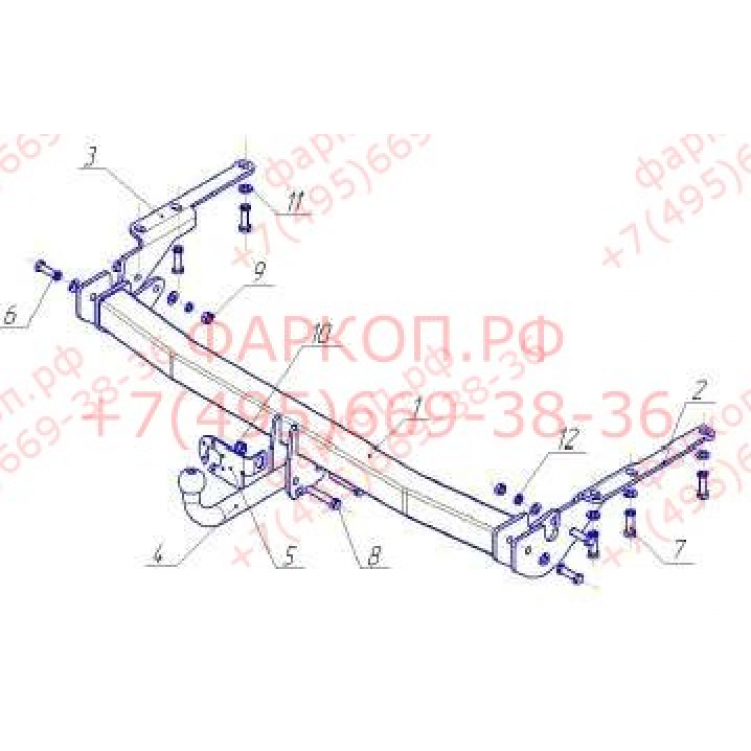 Купить фаркоп toyota rav4 2006-2013 - ty 22 avtos по цене 11 628 р. Низкие цены. Большой выбор. Доставка по всей России. Интернет-магазин в Москве. Только положительные отзывы!