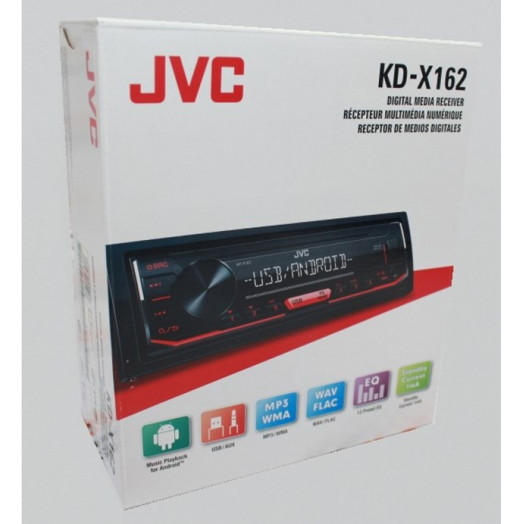 Автомобильный цифровой медиа-ресивер JVC KD-X162