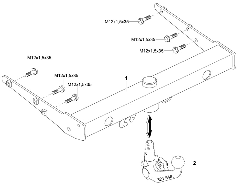 Купить фаркоп volkswagen transporter (caravelle, multivan) t5 2003-2015, t6 2015- 321651600001 westfalia по цене  Низкие цены. Большой выбор. Доставка по всей России. Интернет-магазин в Москве. Только положительные отзывы!