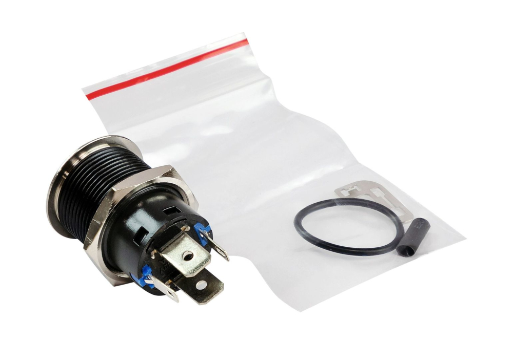 Купить кнопка без фиксации, подсветка синяя, 12 в, 20а, 19мм по цене  Низкие цены. Большой выбор. Доставка по всей России. Интернет-магазин в Москве. Только положительные отзывы!