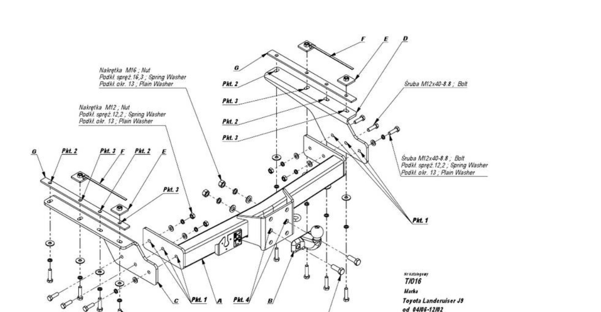 Купить фаркоп toyota land cruiser prado 1996-2002 - t.016 imiola по цене  Низкие цены. Большой выбор. Доставка по всей России. Интернет-магазин в Москве. Только положительные отзывы!