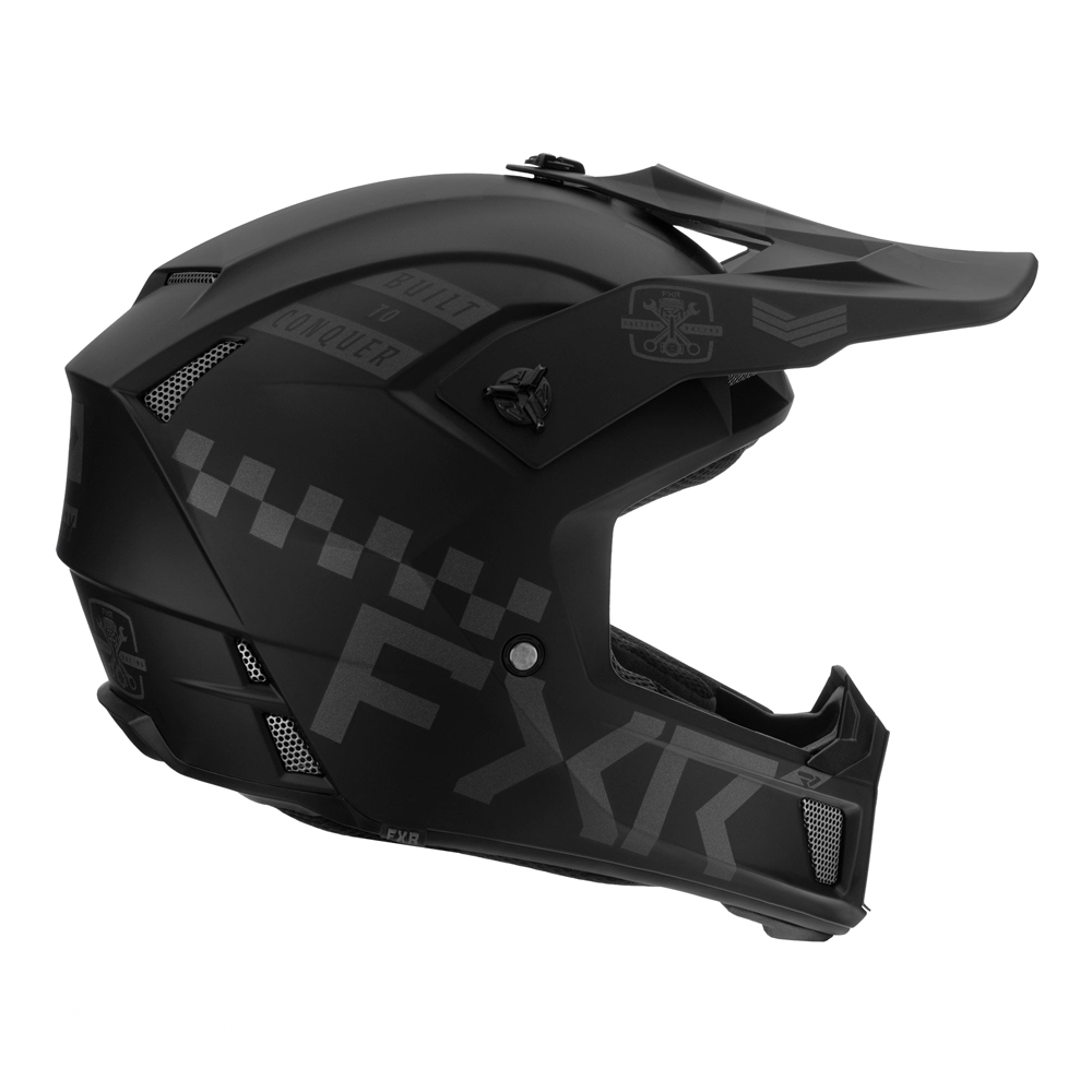 Шлем FXR Clutch Stealth Black Ops, 2XL