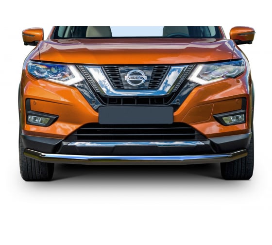Защита переднего бампера d57 Nissan X-Trail 2018- (R.4125.002) Rival