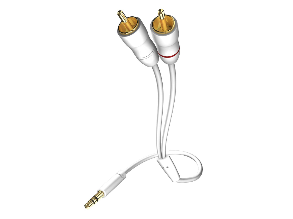 Кабель межблочный INAKUSTIK Star MP3 Audio Cable, 3.5 Phone <> 2RCA, 5 m, 00310005