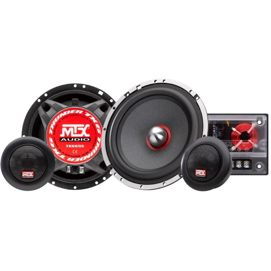 Автомобильная двухполосная компонентная акустика MTX TX665S