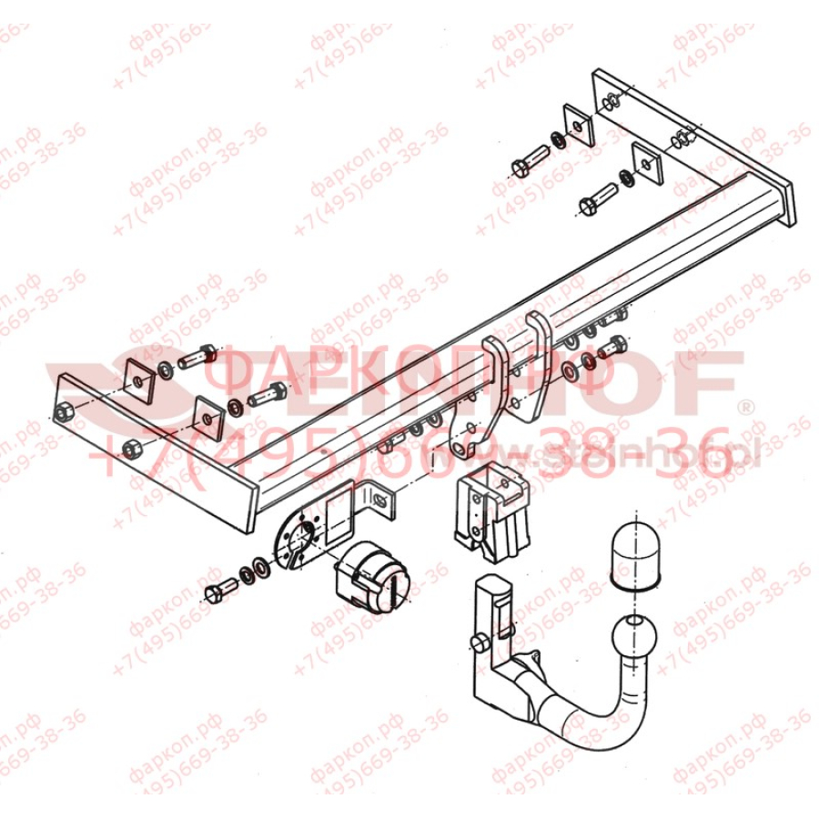 Купить фаркоп volvo s80 седан 2006-2016, v70 универсал 2wd 2007-2010 / v70 универсал 2wd (в т.ч. r-design и r-edition), 4x4 (кроме r-design) 2011-2016 - v-297 steinhof по цене  Низкие цены. Большой выбор. Доставка по всей России. Интернет-магазин в Москве. Только положительные отзывы!