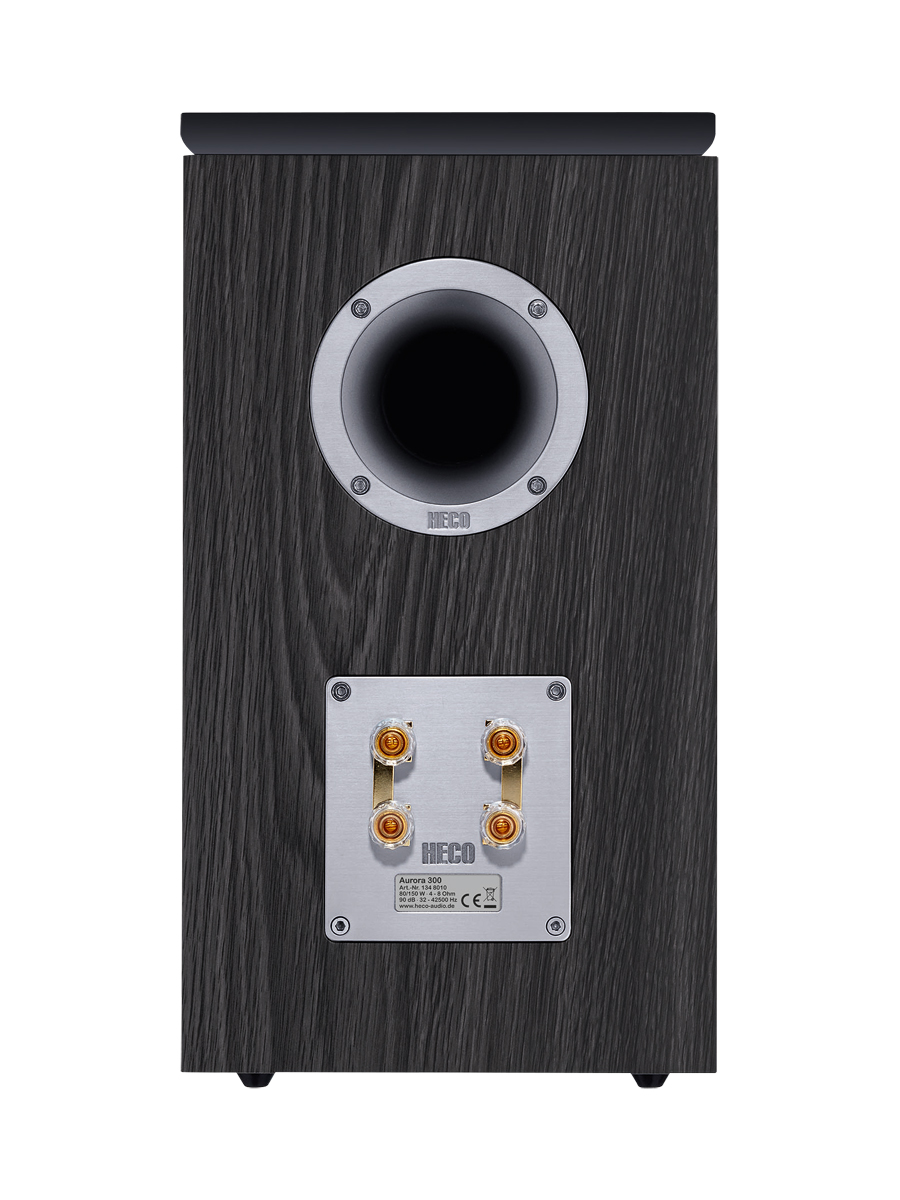 Полочная акустика HECO AURORA 300 Ebony Black (пара)